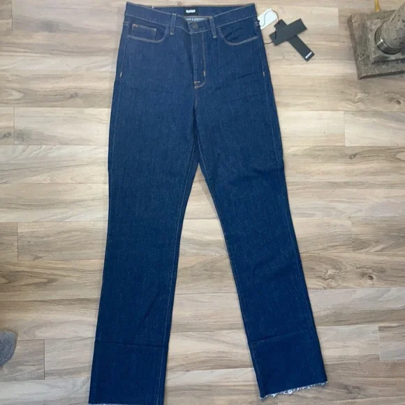 Hudson high rise Zoeey deep cuff straight crop jean size 27 - Picture 5 of 14